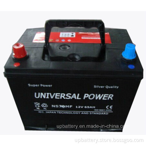 Factory Outlet! SMF Car Battery Ns70mf 12V65ah